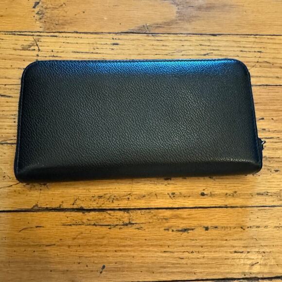 Prada Black Leather Continental Wallet with Box SHW - Picture 3 of 11